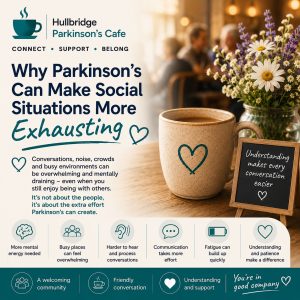 Why Parkinson’s Can Make Social Situations More Exhausting - PCUK