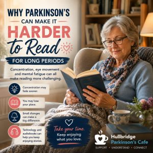 Why Parkinson's Can Make It Harder to Read for Long Periods - PCUK