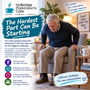 Parkinson’s and Getting Started: Why the First Step Can Be the Hardest - PCUK